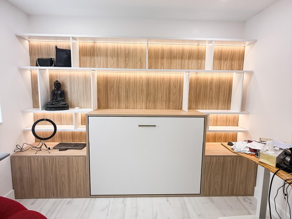 Double Fold Queen Murphy Wall Bed 37