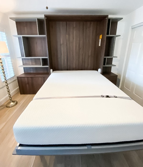 ROYAL Queen Wall Bed with Bookcase Set 143