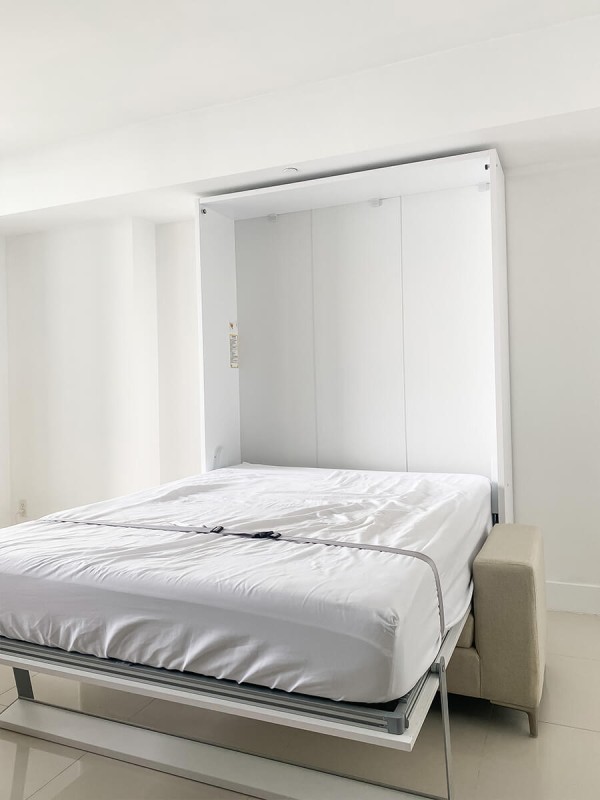 ROYAL Queen Wall Bed with Sectional Sofa 11