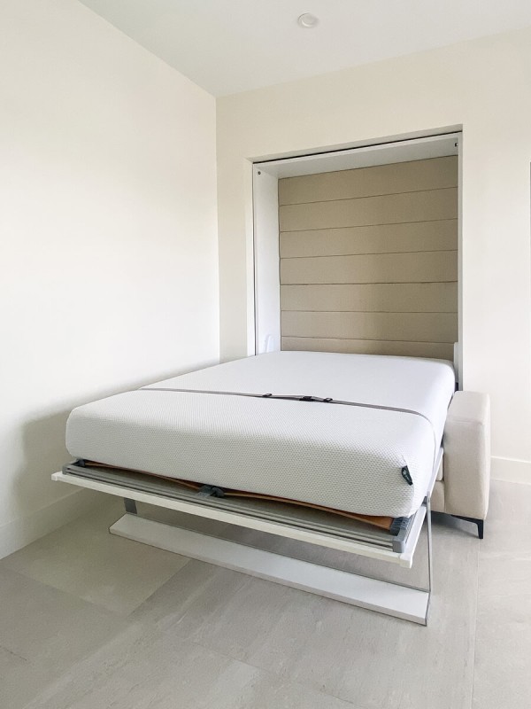 ROYAL Queen Wall Bed with Sectional Sofa 14