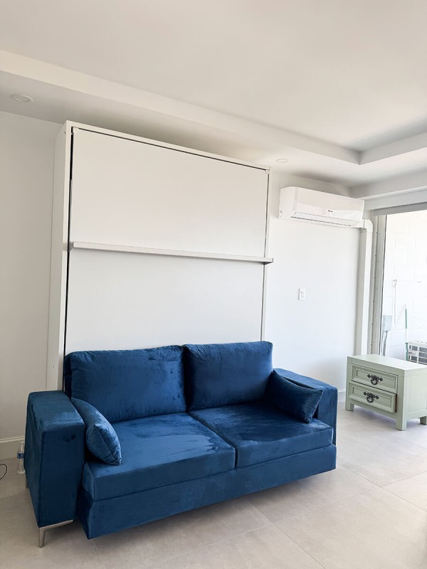 ROYAL Queen Wall Bed with Sectional Sofa