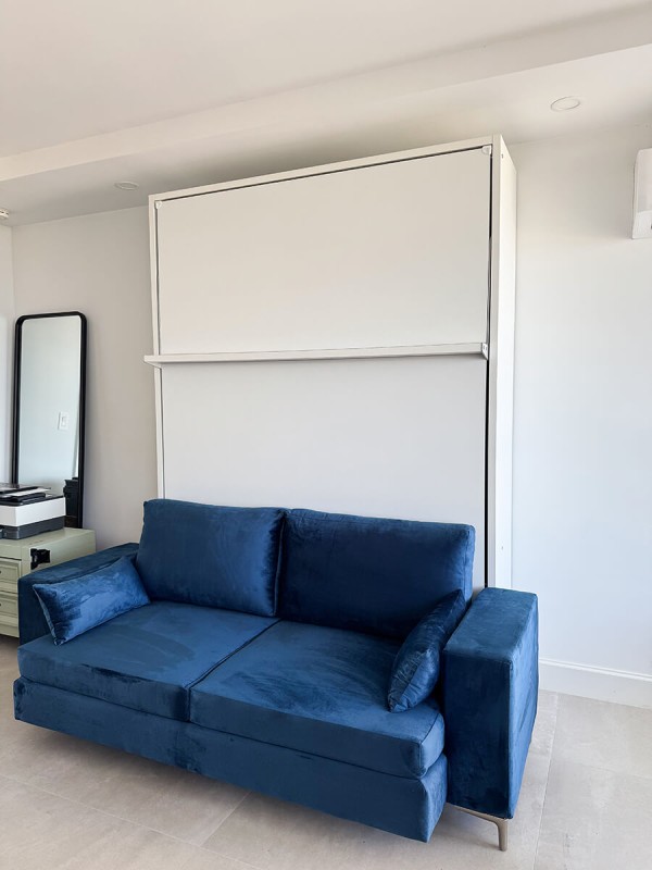 ROYAL Queen Wall Bed with Sectional Sofa