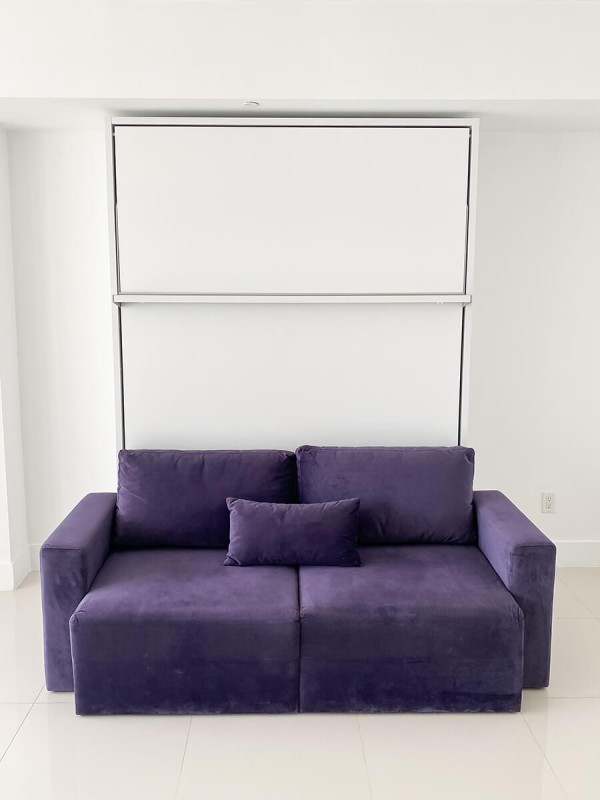 ROYAL Queen Wall Bed with Sectional Sofa 3