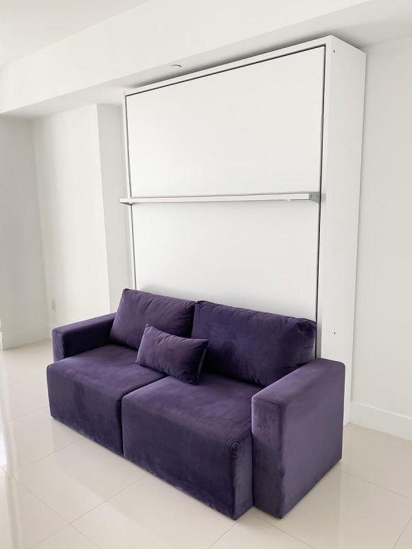 ROYAL Queen Wall Bed with Sectional Sofa 4