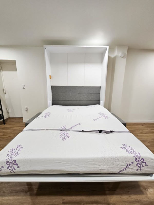 ROYAL Queen Wall Bed with Sectional Sofa 8