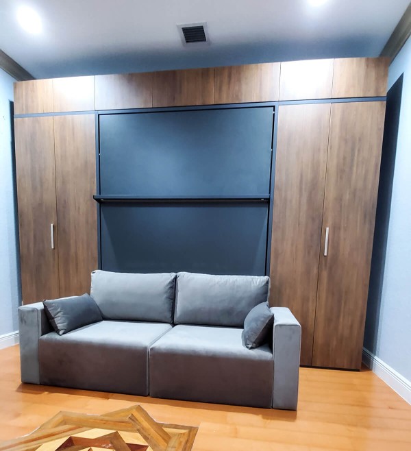 ROYAL Queen Wall Bed with Wardrobes 21