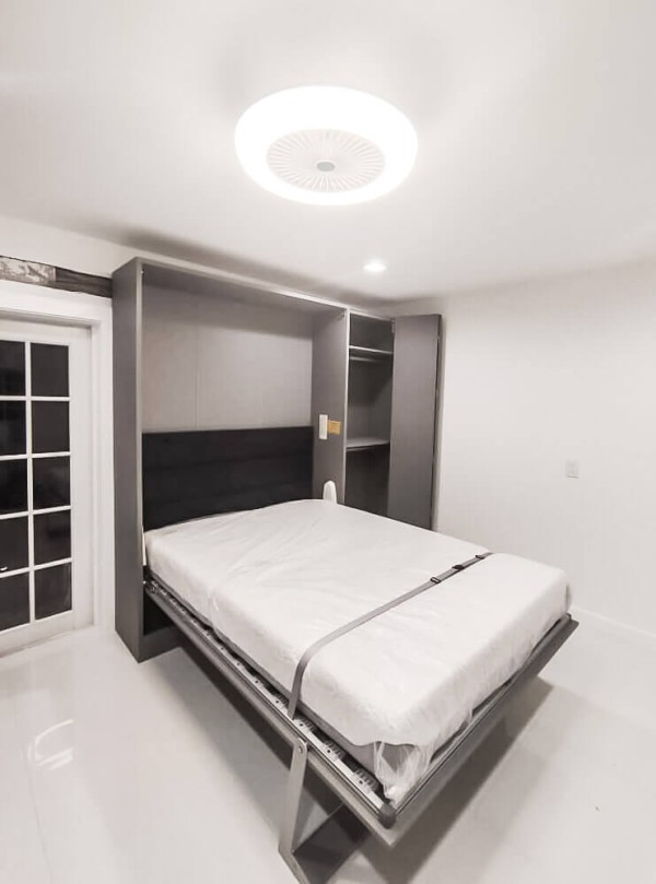 ROYAL Queen Wall Bed with Wardrobes 25