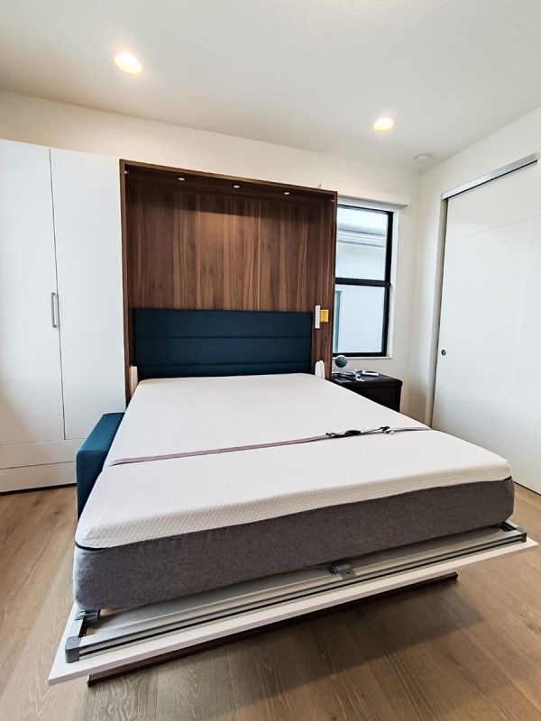 ROYAL Queen Wall Bed with Wardrobes 28