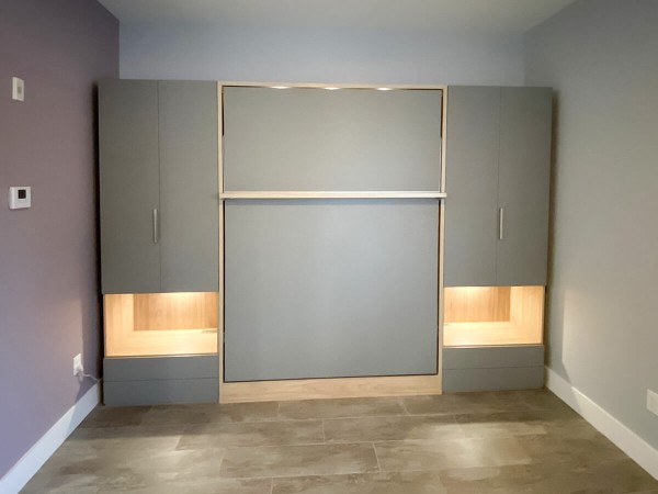 ROYAL Queen Wall Bed with Wardrobes 41