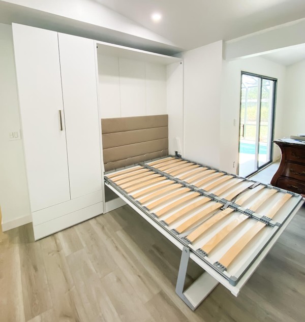 ROYAL Queen Wall Bed with Wardrobes 65