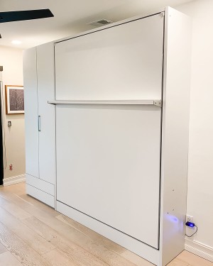 C - ROYAL Queen Wall Bed with Wardrobe