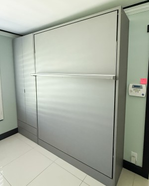 C - ROYAL Queen Wall Bed with Wardrobe