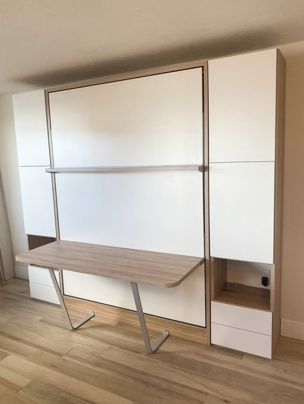 ROYAL Queen Wall Bed with Desk