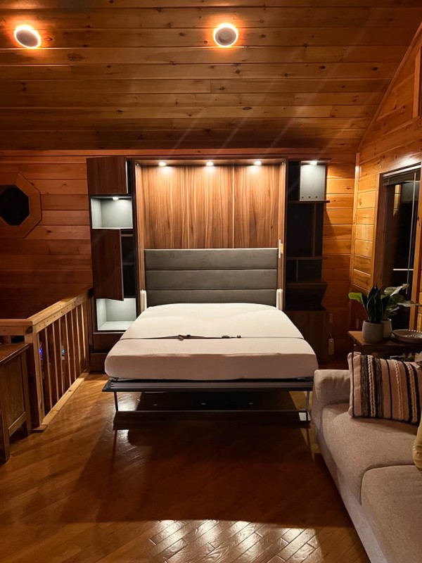 Royal Queen Wall Bed With Desk 43