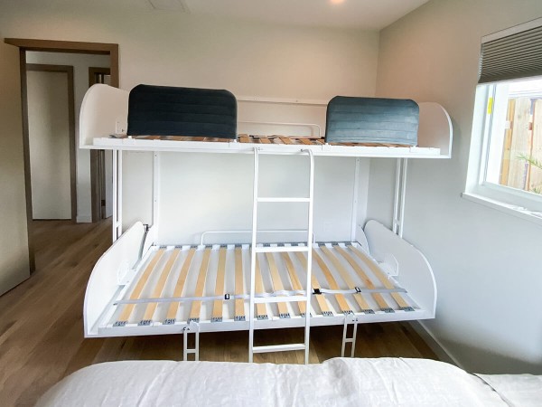 Simple Bunk Twin Murphy Wall Bed 28