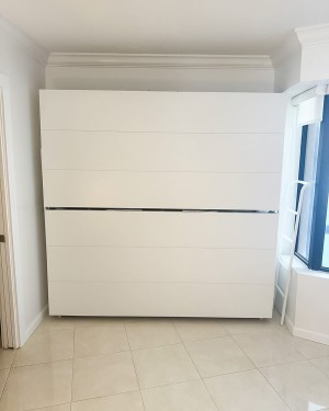 C - Simple Bunk Twin/Twin XL Murphy Wall Bed