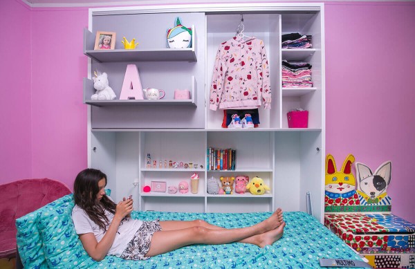 Parete Letto Twin Wall Bed System 3