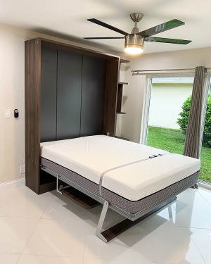 C - Royal Queen Wall Bed With Desk