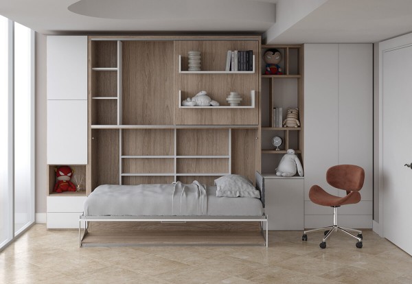 Parete Letto Twin Wall Bed System 9