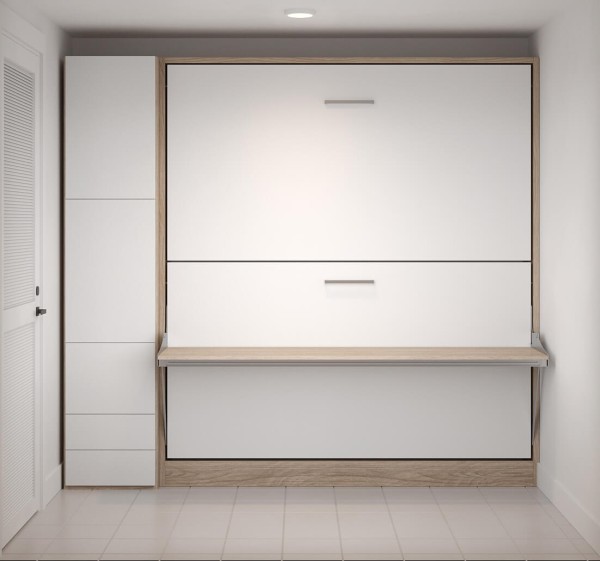 Pensiero Twin Wall Bunk Bed 20