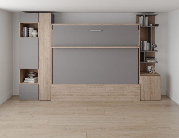 Royal Horizontal Queen Wall Bed 38