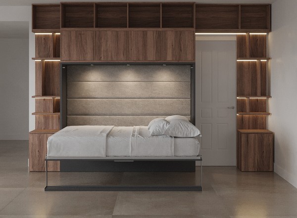 Royal Horizontal Queen Wall Bed 93