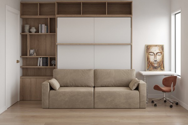 Royal King Murphy Bed 11