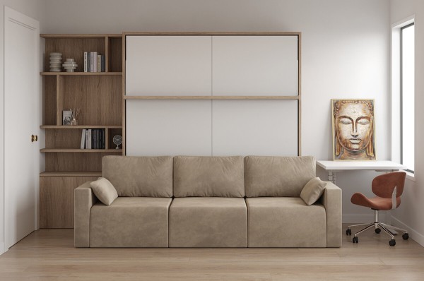 Royal King Murphy Bed 9