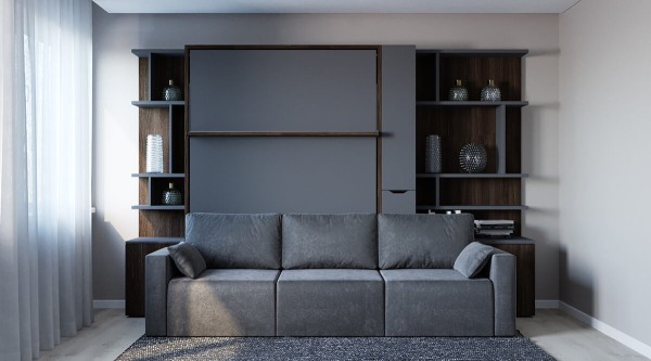 Royal Queen Wall Bed 157