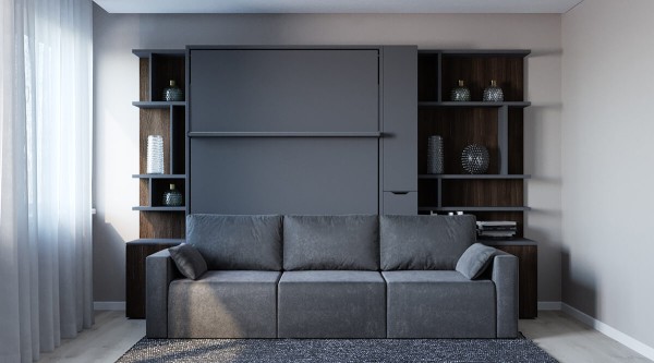 Royal Queen Wall Bed 158