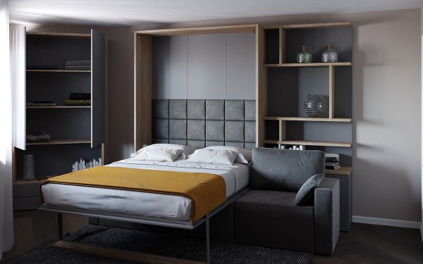 Royal Queen Wall Bed 161