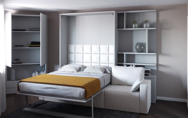 Royal Queen Wall Bed 163