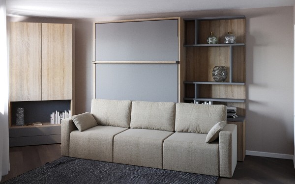 Royal Queen Wall Bed 166