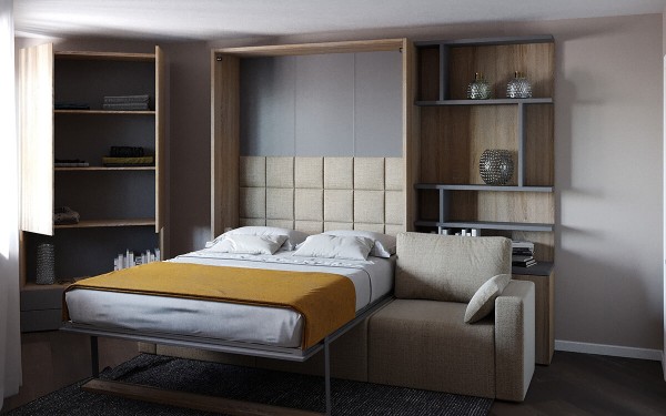 Royal Queen Wall Bed 167