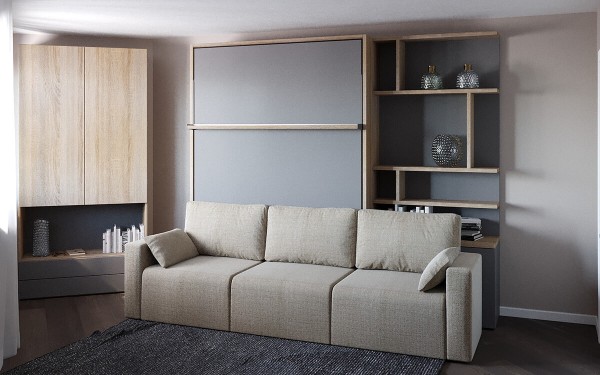 Royal Queen Wall Bed 168