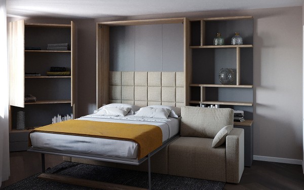 Royal Queen Wall Bed 169