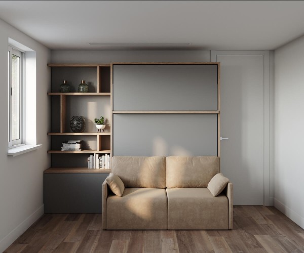 Royal Queen Wall Bed 174