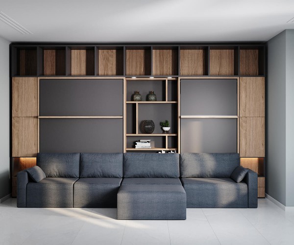 Royal Queen Wall Bed 220