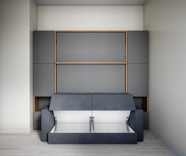 Royal Queen Wall Bed 302