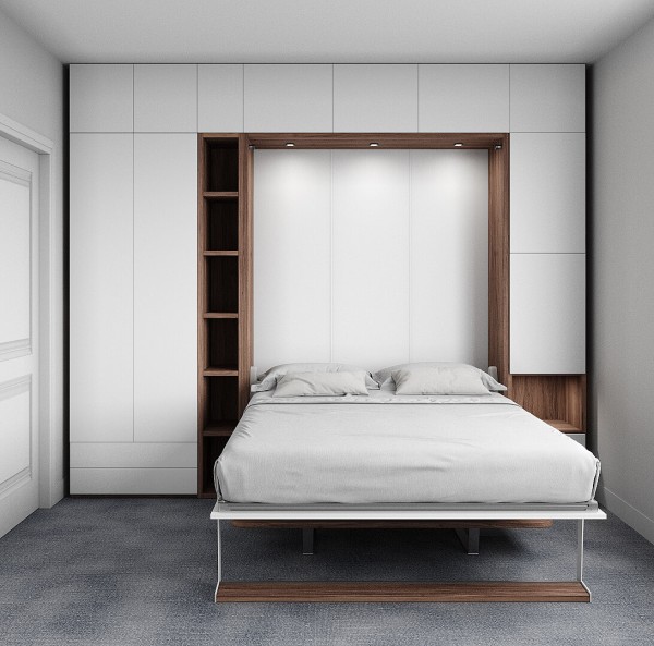 Royal Queen Wall Bed 341