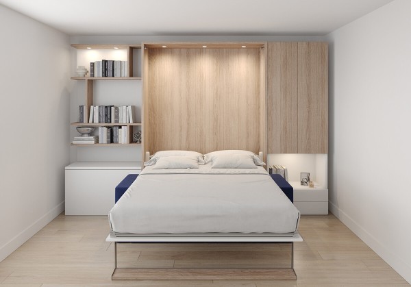 Royal Queen Wall Bed 414