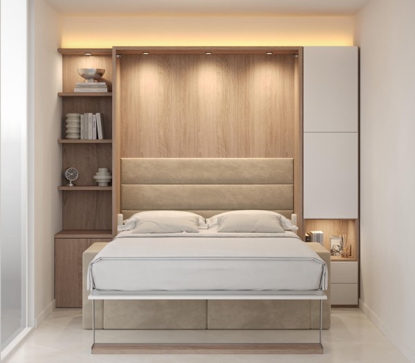 Royal Queen Wall Bed 478