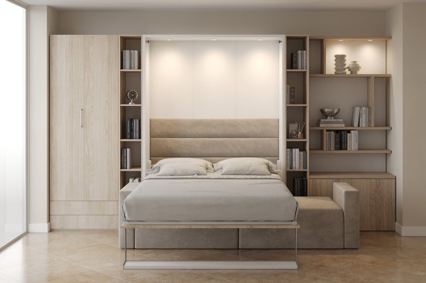 Royal Queen Wall Bed 552