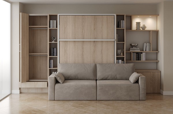 Royal Queen Wall Bed 554