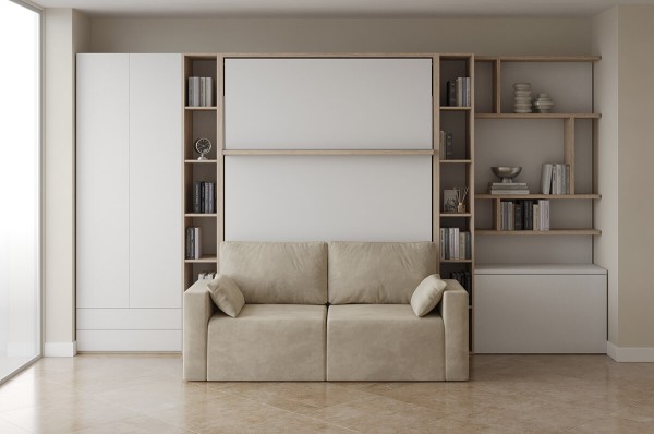 Royal Queen Wall Bed 556