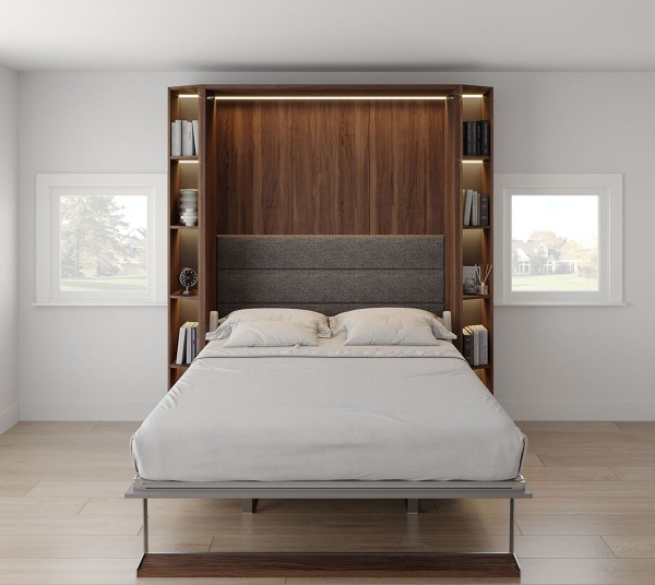 Royal Queen Wall Bed With Desk 15