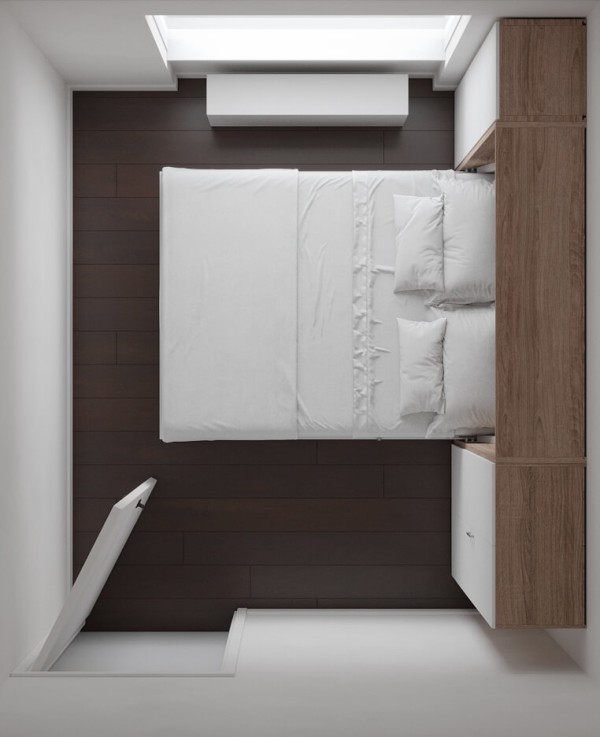 Royal Queen Wall Bed with Desk Wardrobes 2