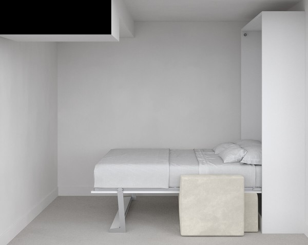 Royal Queen Wall Bed with Sectional Sofa 1