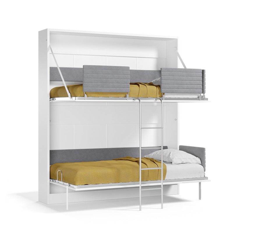Pensiero Twin Wall Bunk Bed