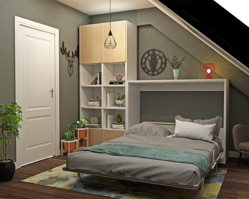 Double Fold Queen Murphy Wall Bed